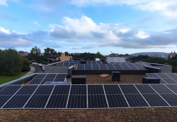 Instalación fotovoltaica compartida.